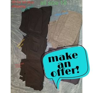 Size 18 pant lot